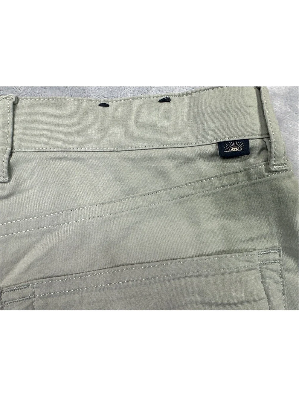 Faherty Reserve Pants Mens 34x32 Green Chino Movement Slim 5-Pocket Stretch